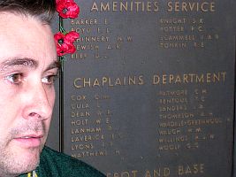 My grandfather's name at the Australian War Memorial