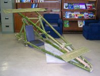 F1 inspired bamboo car chassis
