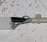 Printer cable and flat ribbon junction