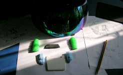 Reflective visor and detail parts