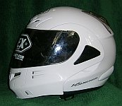 Side view of the original unmodified helmet