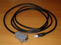 DB-9 to RJ-45 cable